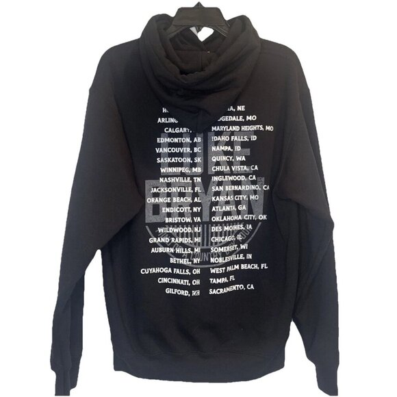 Luke Bryan Mind Of A County Boy Black Tour Hoodie Sweatshirt Unisex Sz M - Picture 3 of 6